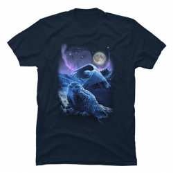 snowy owl t shirt